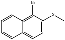 (1-bromonaphthalen-2-yl)(methyl)sulfane Structure
