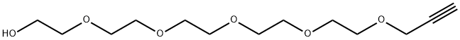 丙炔基-五聚乙二醇, 1036204-60-0, 结构式