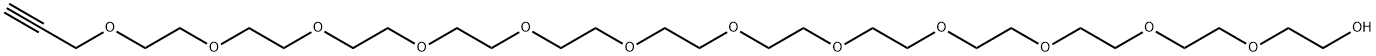 Propargyl-PEG13-alcohol Structure