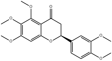 5,6,7,3′,4′-五甲氧基异黄酮 结构式
