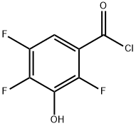 Benzoyl chloride, 2,4,5-trifluoro-3-hydroxy- Structure
