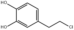 1,2-Benzenediol, 4-(2-chloroethyl)- 化学構造式