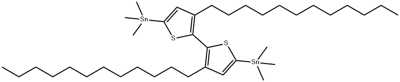 (3,3'-didodecyl-2,2'-bithiophene-5,5'-
diyl)bis(triMethylstannane) Structure