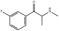 3-Fluoromethcathinone(3-FMC) 化学構造式