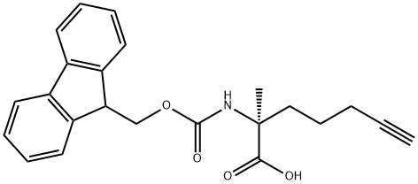 FMoc-α-Me-Gly(Pentynyl)-OH Struktur
