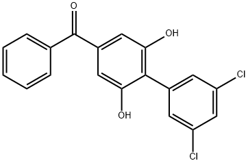 Methanone, (3',5'-dichloro-2,6-dihydroxy[1,1'-biphenyl]-4-yl)phenyl- Structure
