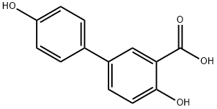 [1,1'-Biphenyl]-3-carboxylic acid, 4,4'-dihydroxy- 结构式