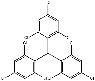 2-[bis(2,4,6-trichlorophenyl)methyl]-1,3,5-trichlorobenzene 结构式