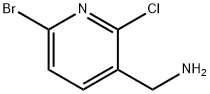 (6-溴-2-氯吡啶-3-基)甲胺, 1060815-70-4, 结构式