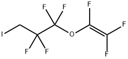 1,1,2,2-四氟-3-碘-1-(1,2,2-三氟乙氧基)丙烷 结构式