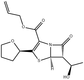 法罗培南相关化合物4, 106559-80-2, 结构式