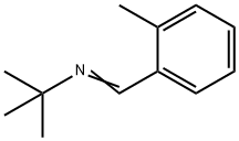 2-Propanamine, 2-methyl-N-[(2-methylphenyl)methylene]- Structure