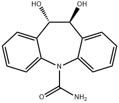 反式-10,11-二羟基卡马西平 结构式
