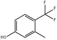 3-甲基-4-三氟甲基苯酚 结构式