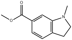 Methyl 1-Methyl-2,3-dihydro-1H-indole-6-carboxylate Structure