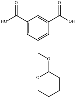 5-(((四氢-2H-吡喃-2-基)氧基)甲基)间苯二甲酸, 1073561-04-2, 结构式