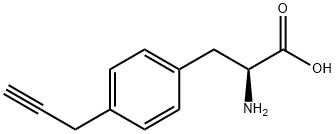 P-炔丙基-L-苯丙氨酸, 1080496-42-9, 结构式