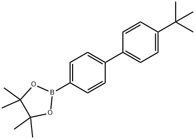 4'-tert-butyl)-[1,1'-biphenyl]-4-yl)boronic acid Structure