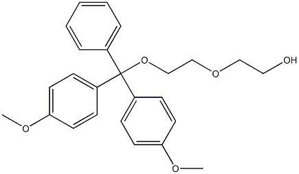 DMT-PEG2-OH 结构式