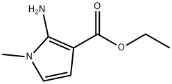 Ethyl 2-Amino-1-methylpyrrole-3-carboxylate, 108290-89-7, 结构式