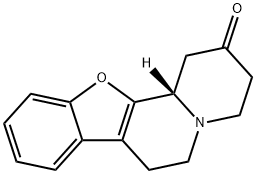 2H-Benzofuro[2,3-a]quinolizin-2-one, 1,3,4,6,7,12b-hexahydro-, (12bS)- Structure