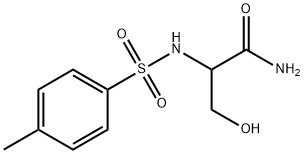 Propanamide, 3-hydroxy-2-[[(4-methylphenyl)sulfonyl]amino]- 结构式