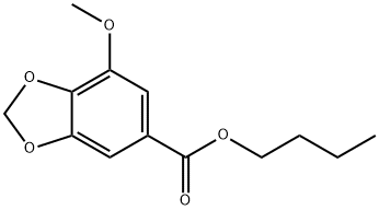 1,3-Benzodioxole-5-carboxylic acid, 7-methoxy-, butyl ester