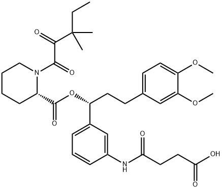 SLF-amido-C2-COOH Struktur