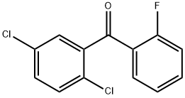 Methanone, (2,5-dichlorophenyl)(2-fluorophenyl)- Structure