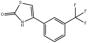 4-[3-(Trifluoromethyl)phenyl]-2,3-dihydro-1,3-thiazol-2-one Structure