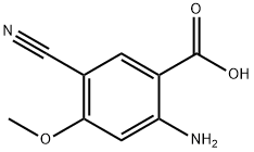 2-氨基-5-氰基-4-甲氧基苯甲酸,1101109-32-3,结构式