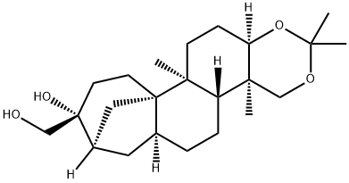 Aphidicolin-3-Alpha,18-acetonide Struktur