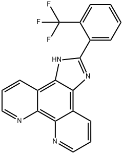 2-(2-trifluoroMethylphenyl)iMidazole[4,5f][1,10]phenanthroline Struktur
