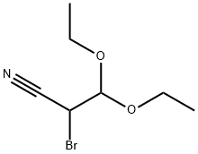 2-Bromo-3,3-diethoxy-propionitrile Structure