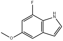 5-甲氧基-7-氟-1H-吲哚, 1106942-47-5, 结构式