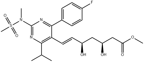 (3S,5R)-Rosuvastatin Methyl Ester,1112048-62-0,结构式