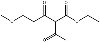 Pentanoic acid, 2-acetyl-5-methoxy-3-oxo-, ethyl ester