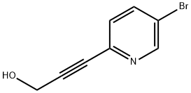 3-(5-溴吡啶-2-基)丙-2-炔-1-醇,111770-82-2,结构式