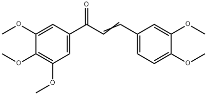 (E)-3-(3,4-dimethoxyphenyl)-1-(3,4,5-trimethoxyphenyl)prop-2-en-1-one Structure