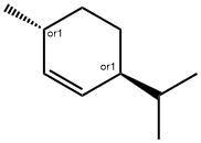 rel-3α*-イソプロピル-6β*-メチルシクロヘキセン 化学構造式