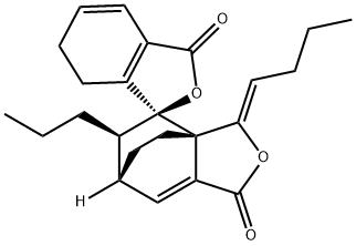 (3'Z)-(3S,8R,3A'S,6'R)-3,3A':8,6'-双藁本内酯,112966-16-2,结构式