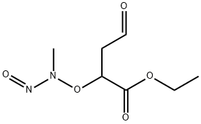 Butanoic acid, 2-[(methylnitrosoamino)oxy]-4-oxo-, ethyl ester