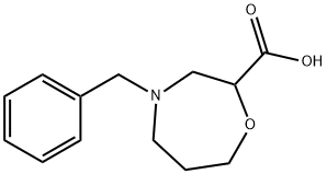 4-苄基-2-高吗啉甲酸, 1141669-59-1, 结构式
