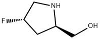 2-Pyrrolidinemethanol, 4-fluoro-, (2R,4S)- 结构式