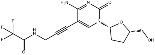 5-TFA-ap-2',3'-Dideoxycytidine Struktur