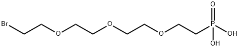 Bromo-PEG3-phosphonic acid Struktur