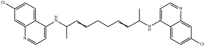 3,7-Decadiene-2,9-diamine, N,N'-bis(7-chloro-4-quinolinyl)- (9CI) Structure