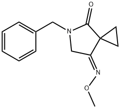5-Azaspiro[2.4]heptane-4,7-dione, 5-(phenylmethyl)-, 7-(O-methyloxime), (7Z)-