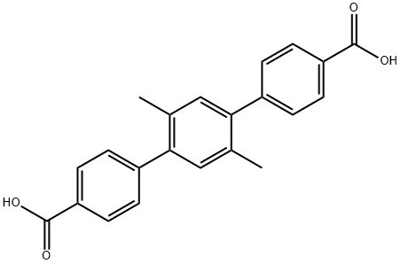 2′,5′-dimethyl-[1,1′:4′,1′′-terphenyl]-4,4′′-dicarboxylicacid Struktur