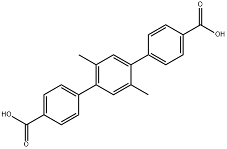 2′,5′-dimethyl-[1,1′:4′,1′′-terphenyl]-4,4′′-dicarboxylicacid Structure